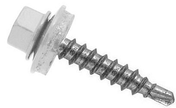 4,8х29 RAL9003 Белый саморез кров (250)