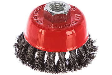 Корщетка-чашка витая сталь 75мм USP 39467