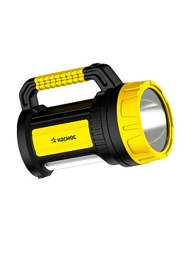 Фонарь Космос аккум 5W LED, бок.пан. 10Вт, 3 реж раб, з/у 220/12в