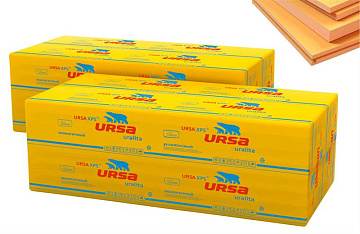 Пенополистирол URSA XPS N-III-G4-L-1180-600-40, 0,708м.кв. (10)