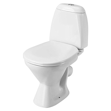 Унитаз (компакт) SANTEK РИМИНИ слив 3/6 литров сиденье ПОЛИПРОПИЛЕН (1WH501523)