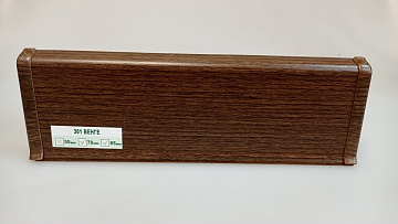 Плинтус напольный Деконика 70мм Венге 301 2,2м (уп. - 20 шт.)