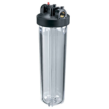 Магистральный фильтр "Thermofix" (1" ВВ, 20", хол. вода, прозрачный, с картриджем) (ТС-20BB02)