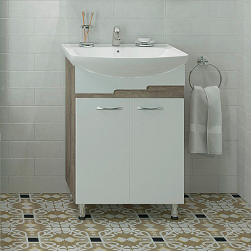 юEVAGOLD "КОРАЛ-2" 55 Тумба  c Умывальником ЭЛЕГАНС-55