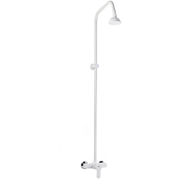 Смеситель с душевой стойкой BRIMIX с 2-я лейками, АБС (5943)