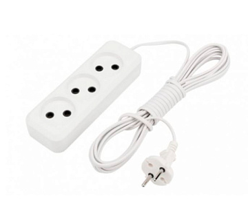 Удлинитель LEEK LE ES 2-х местный,  1,5 метра, с/з 16А 70200-0046