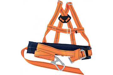 Пояс страховочный УП-IIД (лямки наплечные, строп лента) Сибртех 89503